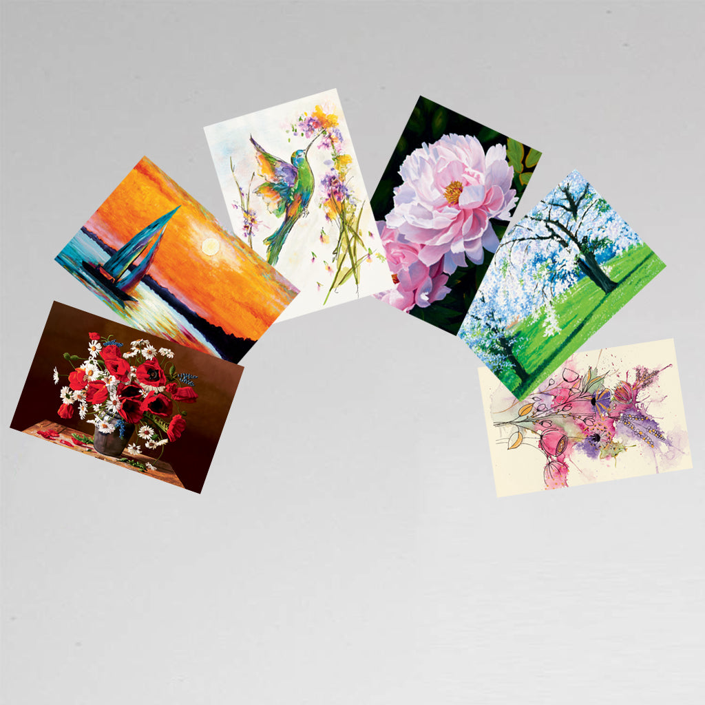6 All Occasion Cards w/ Envelopes