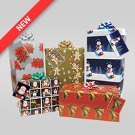 Festive Gift Wrap and Tags #1