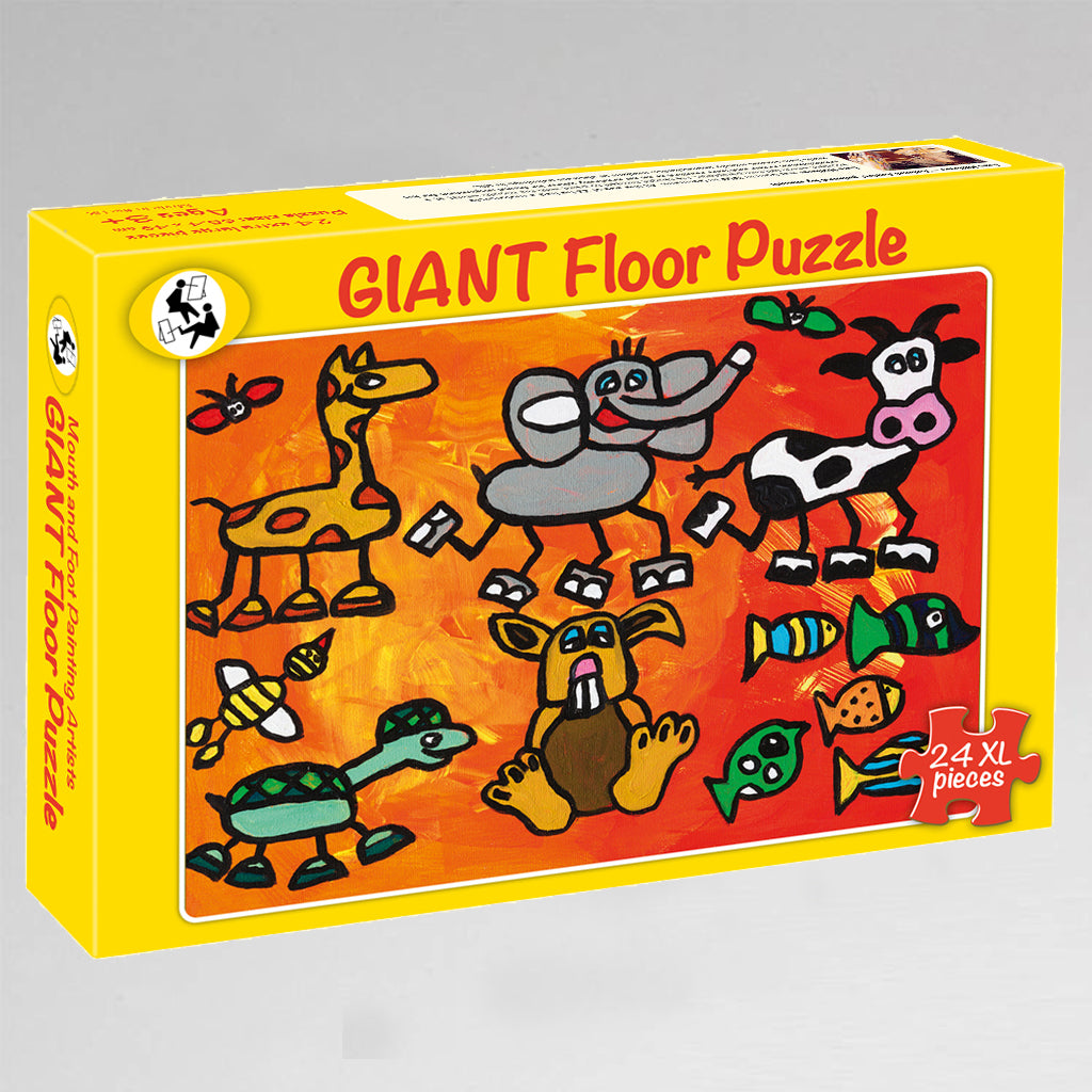 Children's Floor Jigsaw Puzzle- Animal Antics