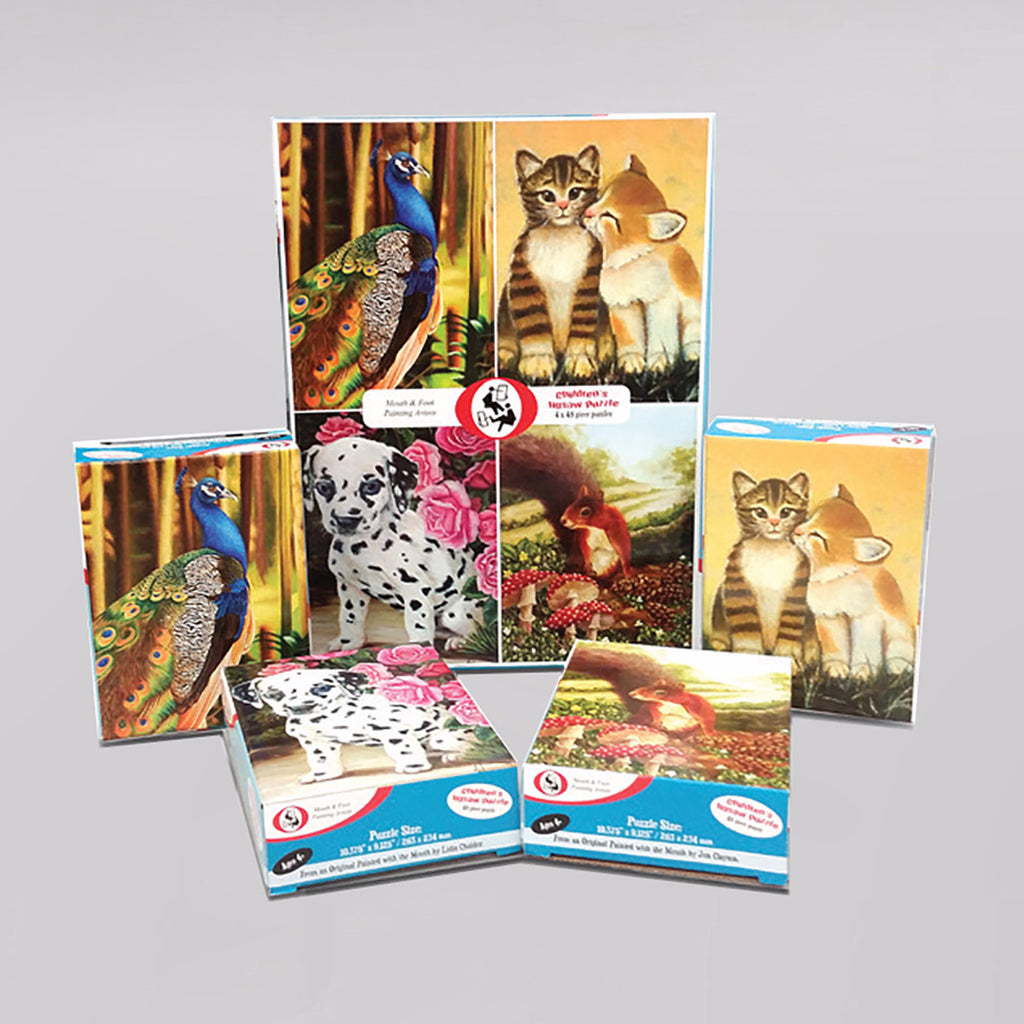 Set of 4 Children's Puzzles