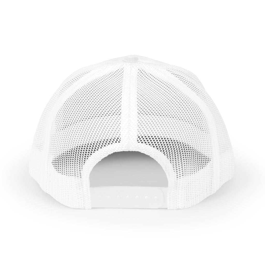 Retro Trucker Hat — Minimal Lemon Icon Mesh Cap