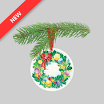 NEW: Holiday Ornaments- Holiday Wreath