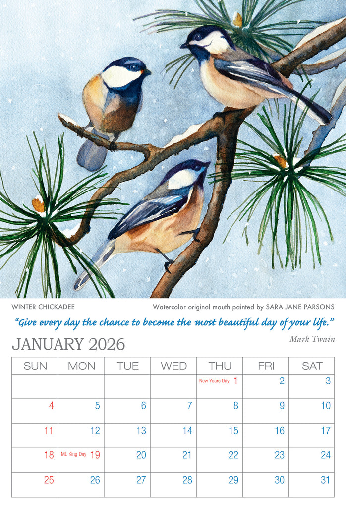 2026 Desk Calendar