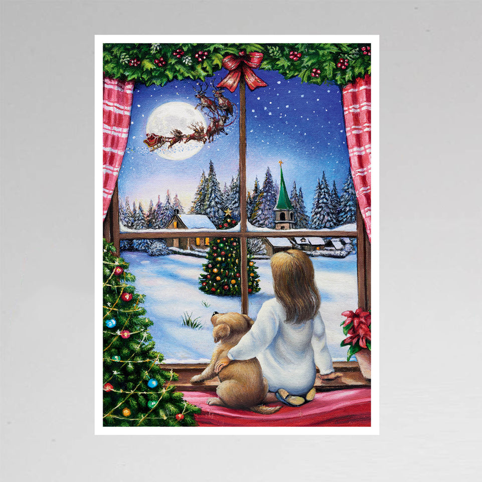 Girl in a Window – Set of Business cards