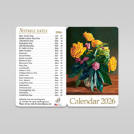 2026 Pocket Calendar