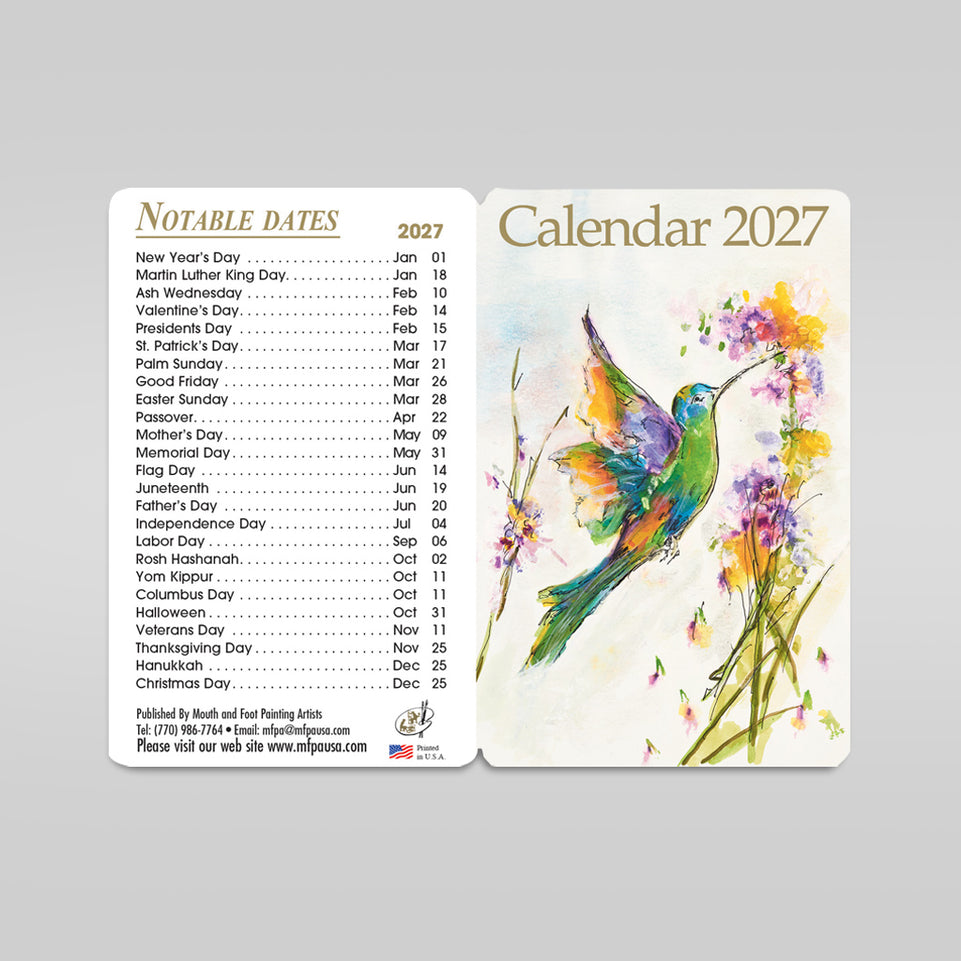 2027 Pocket Calendar