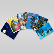6 Assorted Festive Cards & Envelopes