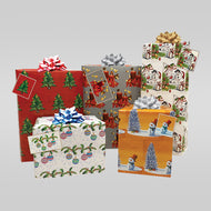 Festive Gift Wrap and Tags #1